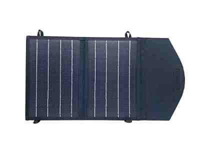 15W Black Sewn Folding Solar Panel