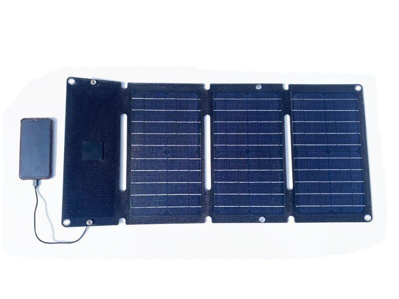30W Gray Integrated Laminated Folding Solar Panel