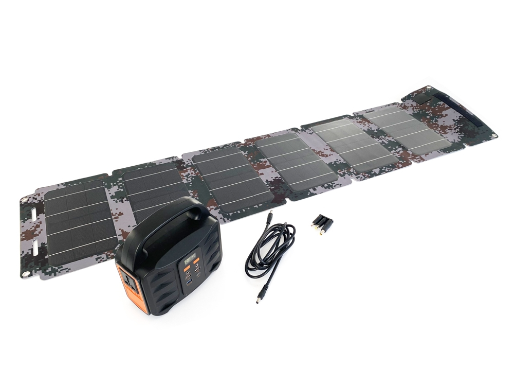 Folding solar panel