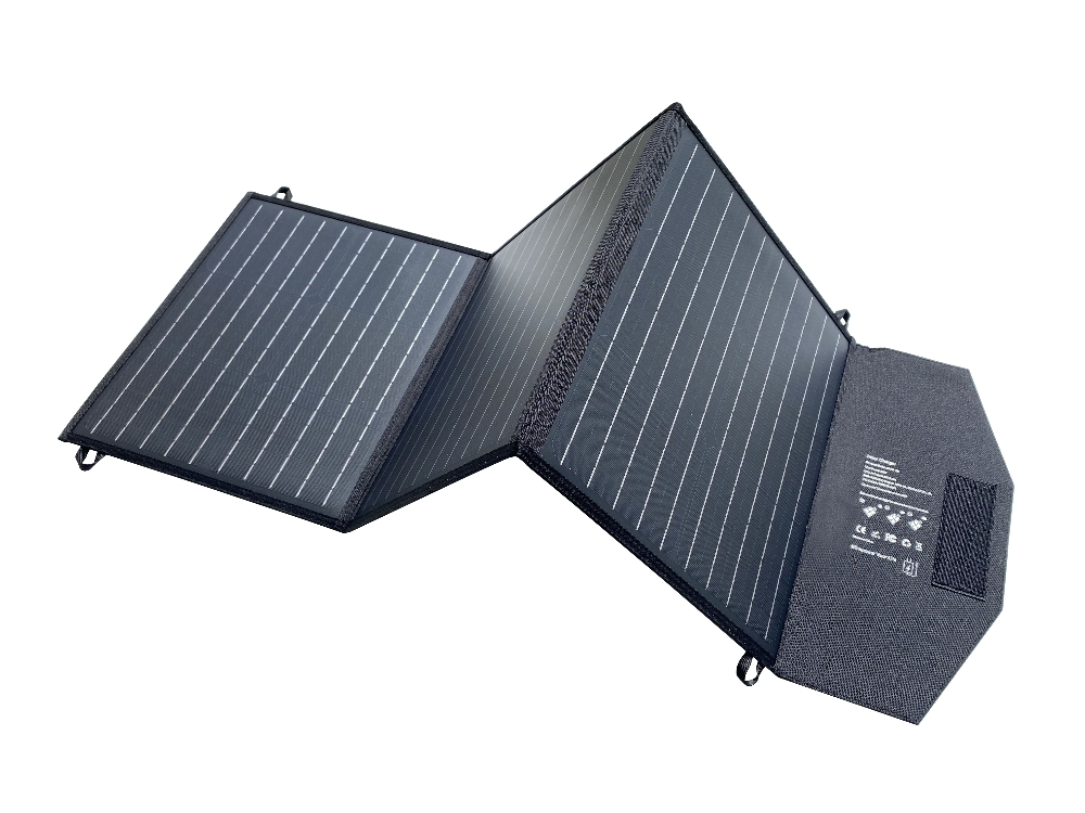 60W Black Sewn Folding Solar Panels