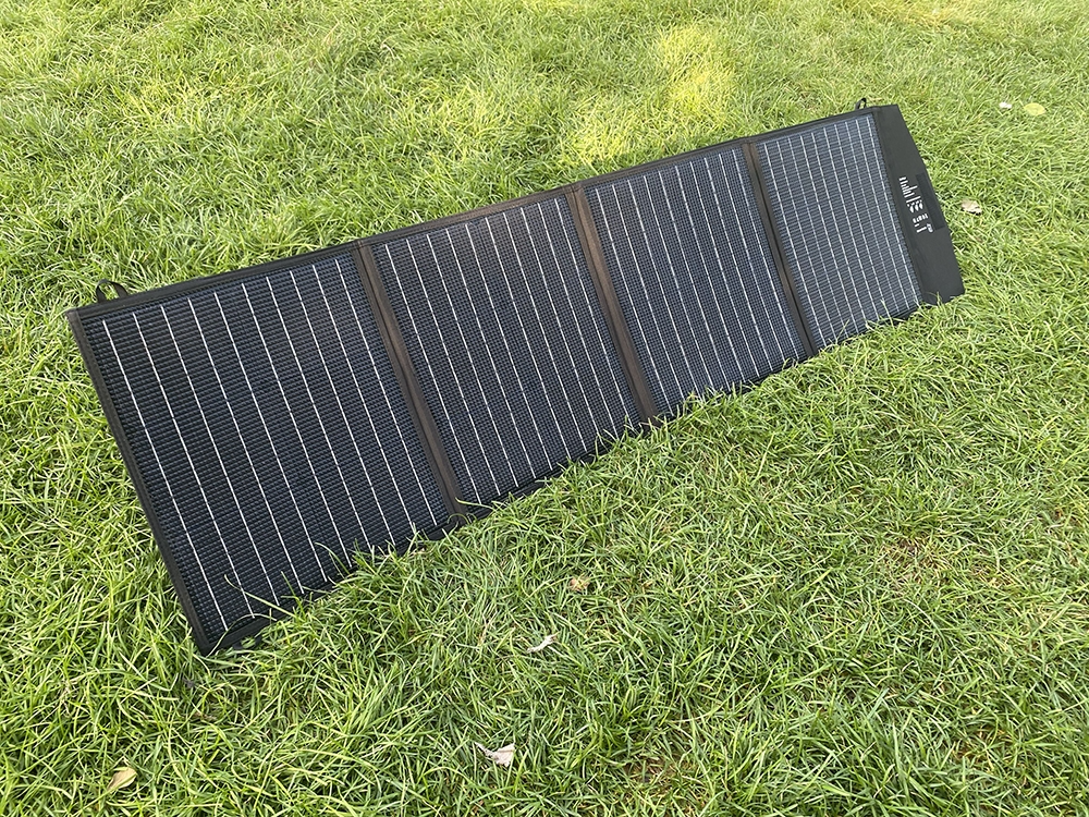80W ETFE Black Sewn Solar Panel